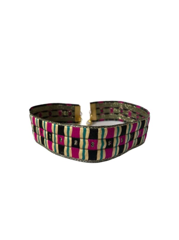 Choker de tela Madagascar